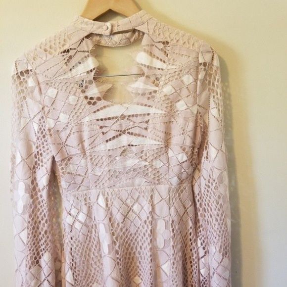 Free People Deco Lace Mini Dress | Ivory Combo - Picture 9 of 12